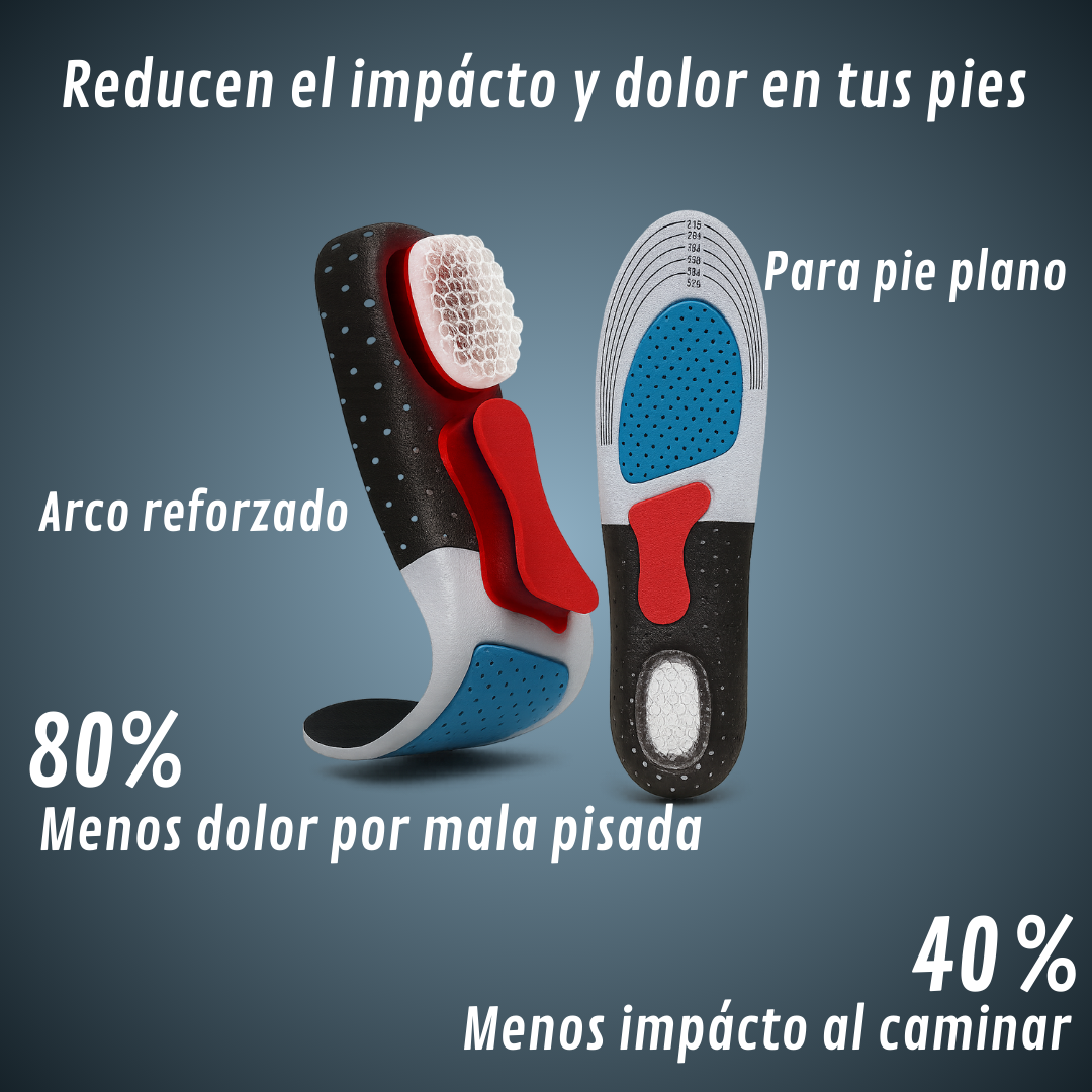 Plantillas Deportivas - Alta Absorción de Impacto - Estabilidad