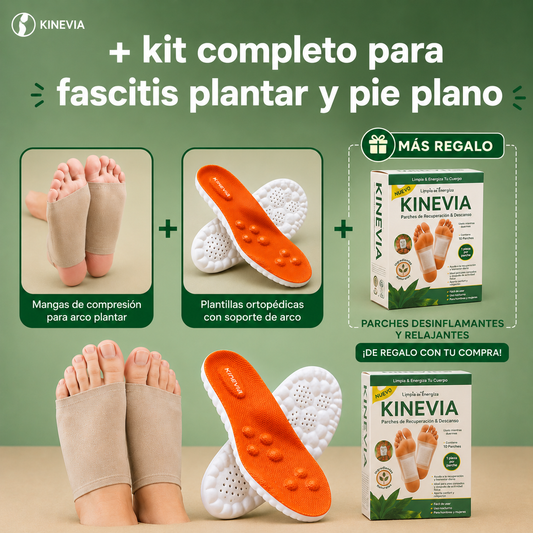 Kit Completo para Fascitis Plantar y Pie Plano
