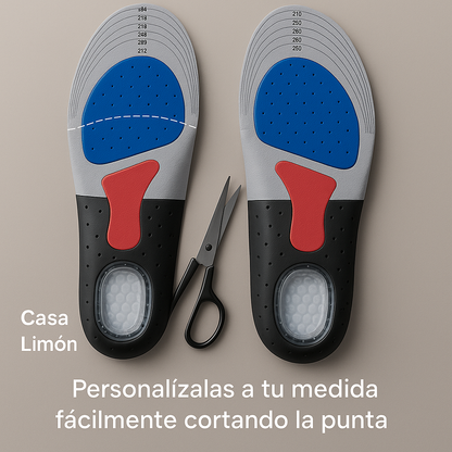 Plantillas de Alta Absorción de Impacto