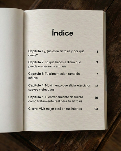 La Artrosis y su Solución – Ebook digital