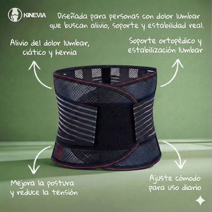Faja de Soporte Lumbar Ajustable