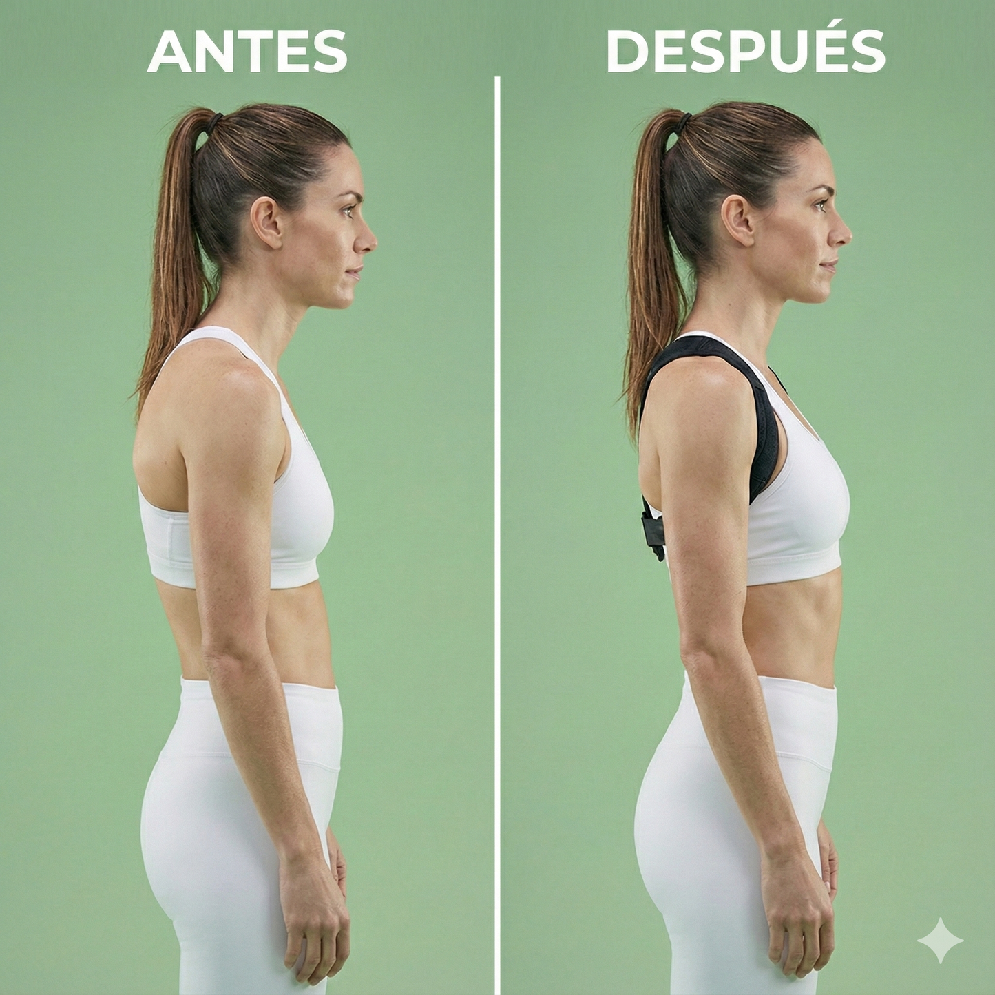 Corrector alineador de Postura y Soporte de Espalda