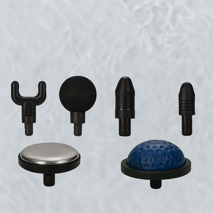 Pistola de Masajes  – 6 Cabezas + Temperatura Regulable
