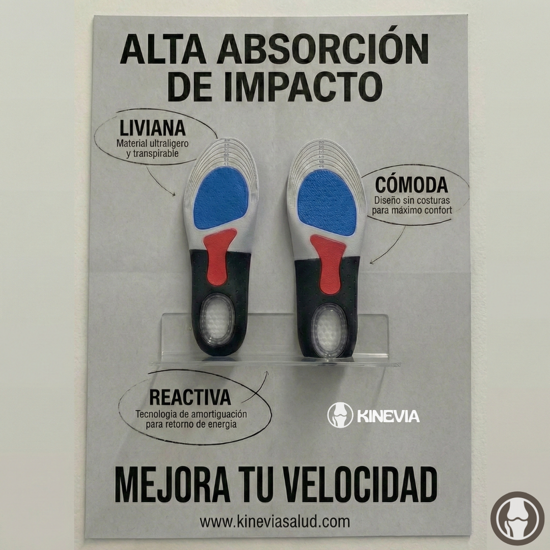 Plantillas Deportivas - Alta Absorción de Impacto - Estabilidad