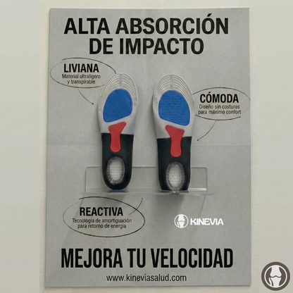 Plantillas Deportivas - Alta Absorción de Impacto - Estabilidad