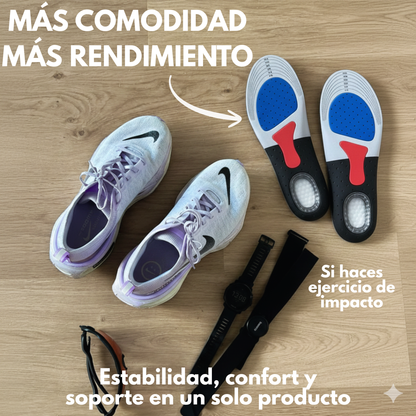 Plantillas Deportivas - Alta Absorción de Impacto - Estabilidad
